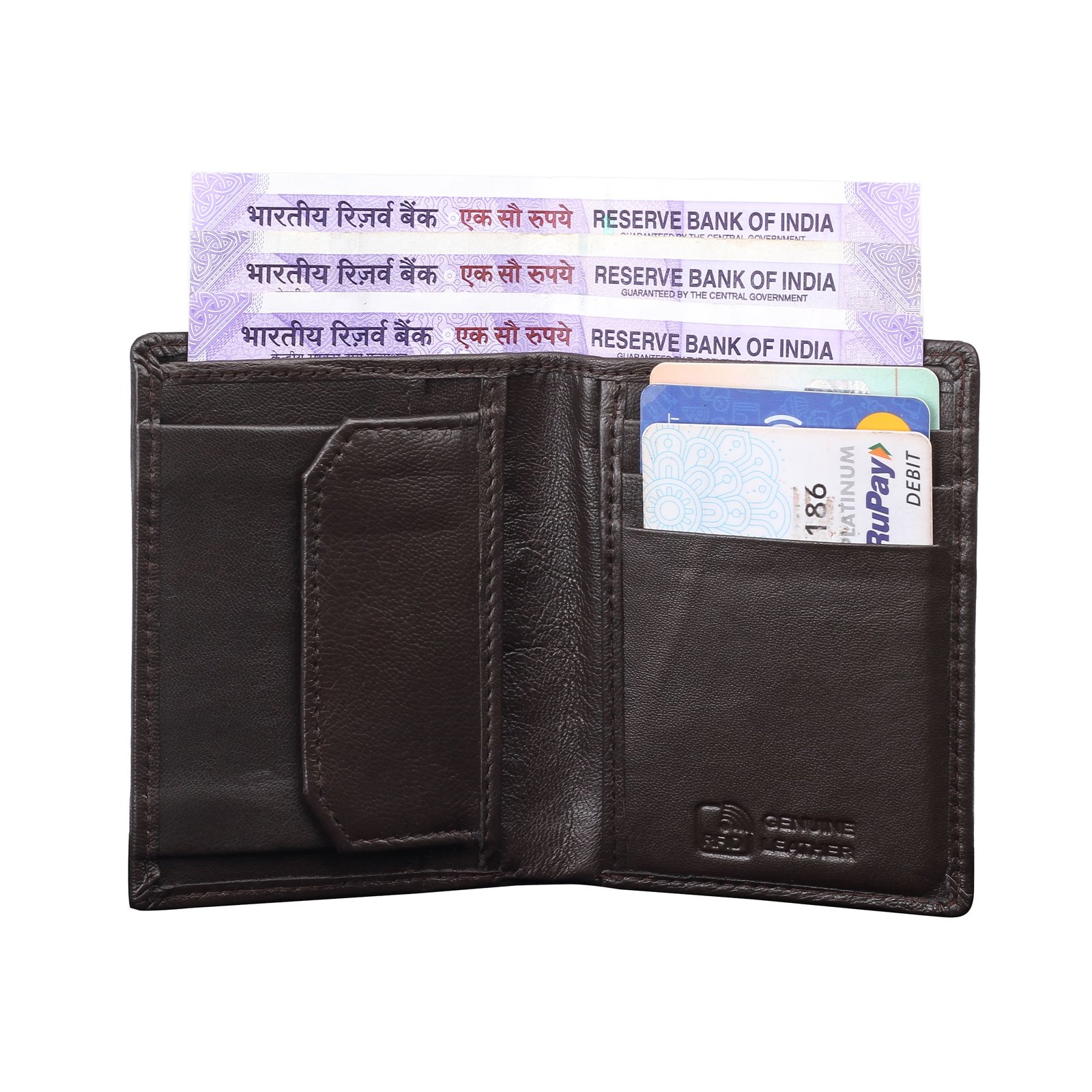 Rinezza Original Leather | Thin Bifold RFID Blocking | Card Case Wallet | Multiple Card Slots - Image 6