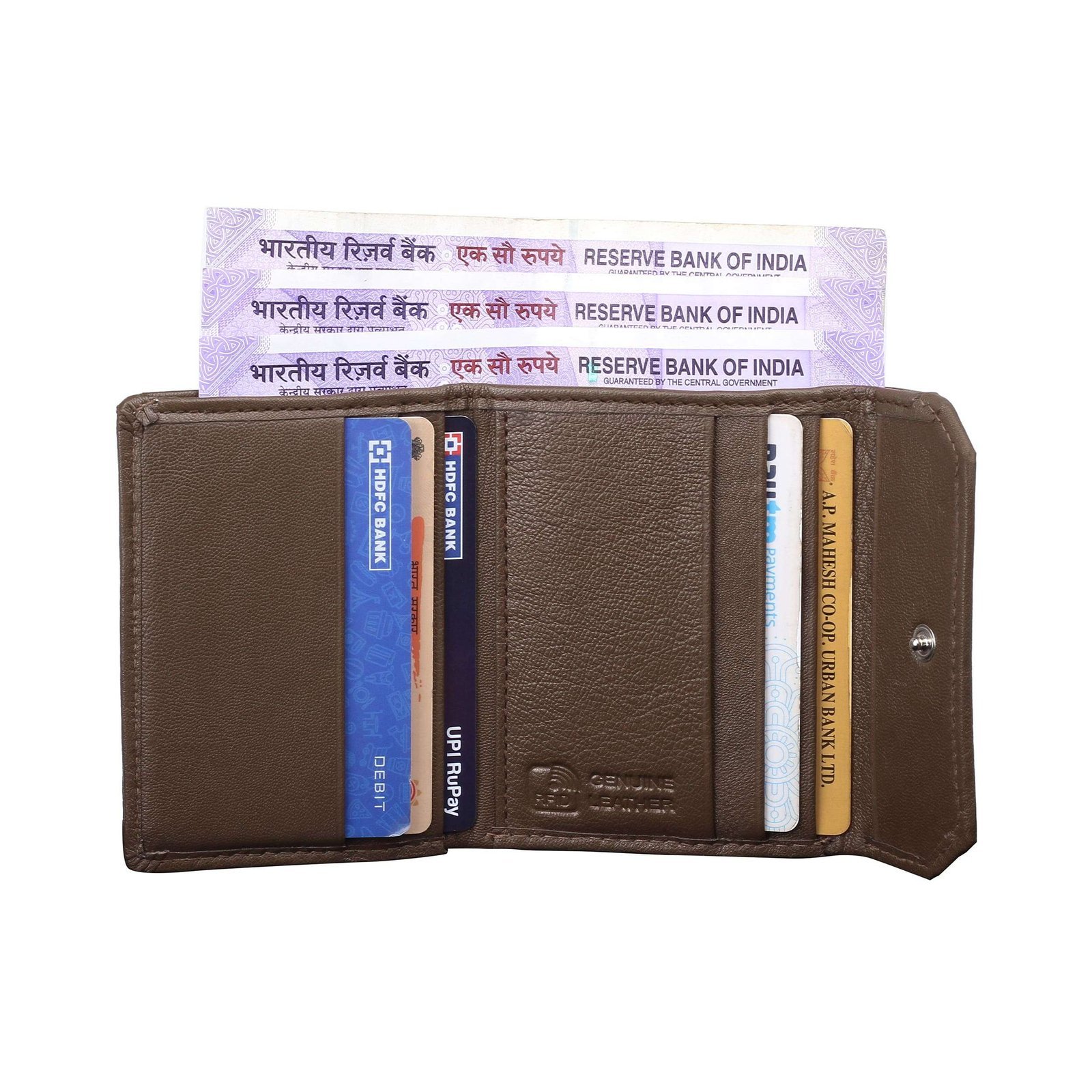 Rinezza Genuine Leather Card Case Wallet - Image 3