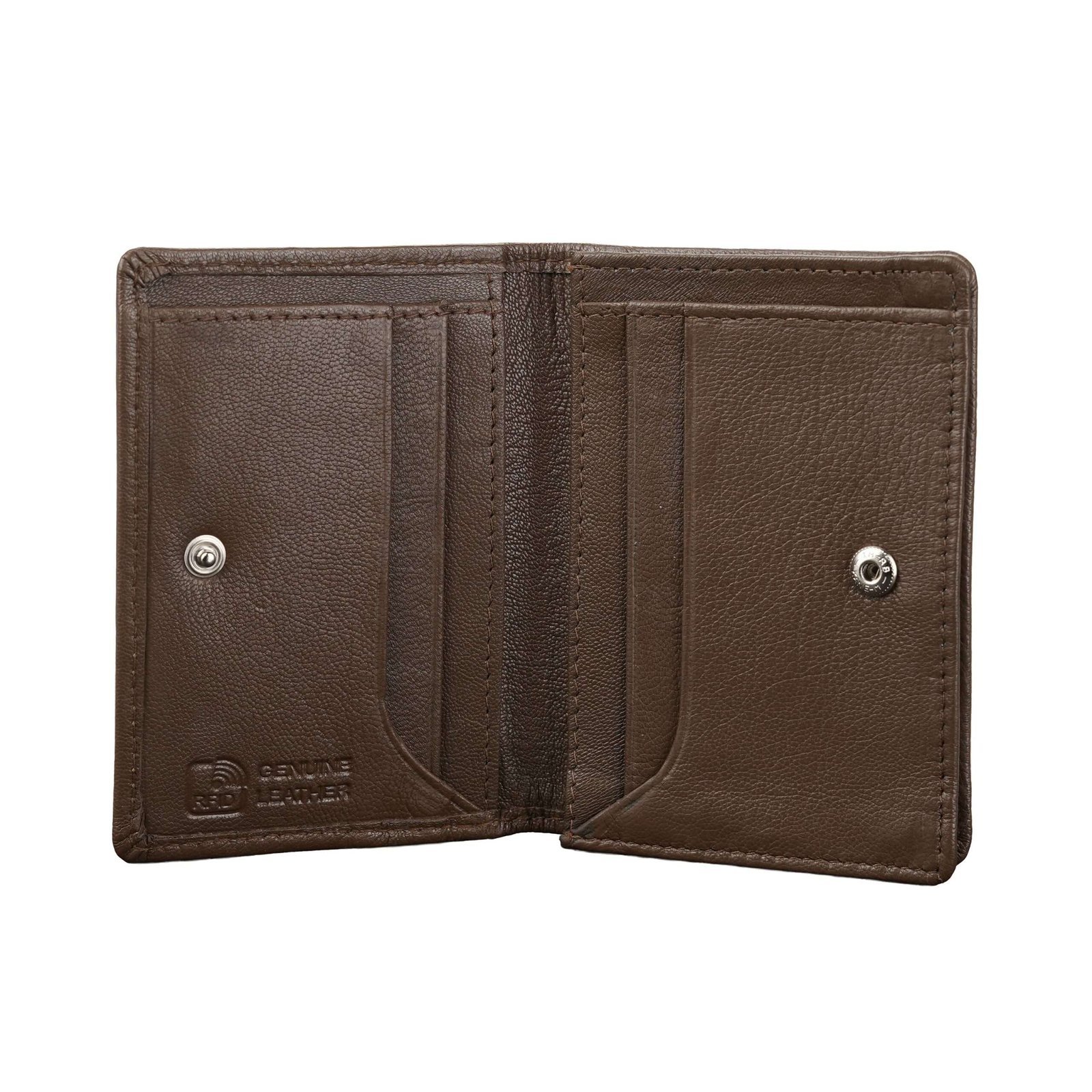 Rinezza Genuine Leather Card Case Wallet for Men | 6 Card Slots | RFID Protected | Compact Bifold - Image 5