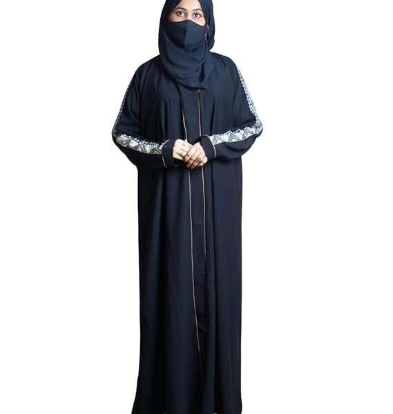 Rinezza Abaya for Women | Girls Stylish Latest Sleeves Design, Black