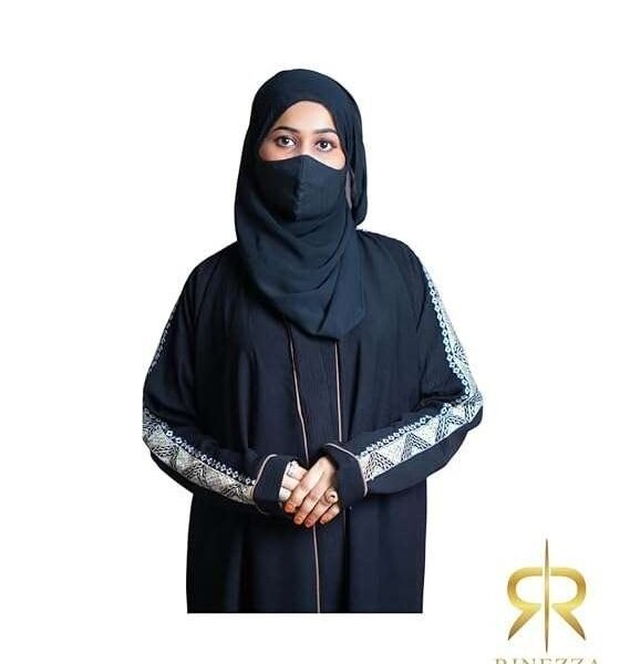 Rinezza Abaya for Women | Girls Stylish Latest Sleeves Design, Black