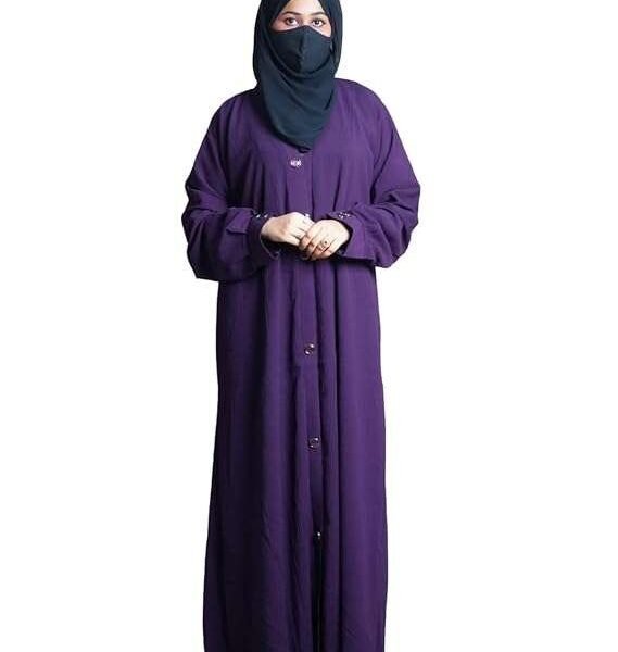 Rinezza Women Girl Traditional Burqa with Free Hijab | Latest Style | Free Size