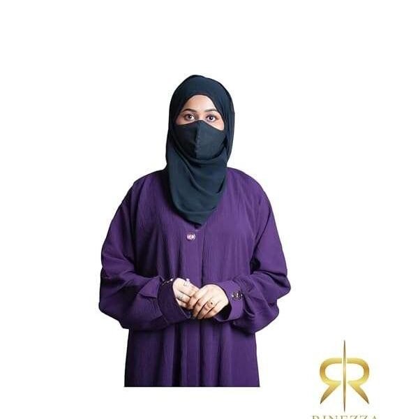 Rinezza Women Girl Traditional Burqa with Free Hijab | Latest Style | Free Size
