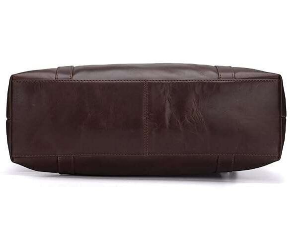 Rinezza Leather Tote Bag for Women | Brown Spacious Design | with Multiple Compartments