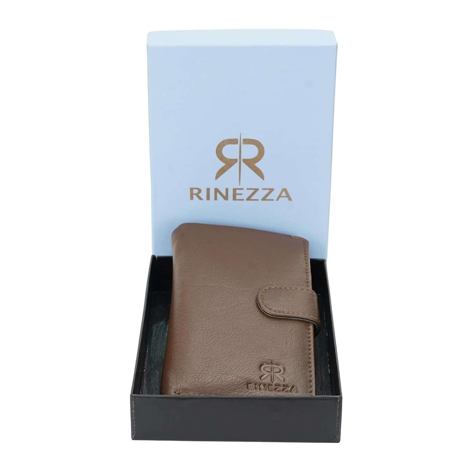 Rinezza Genuine Leather Long Wallet for Men & Women | 10 Card Slots | with Cash Compartment | 1 ID Window | RFID Blocking - Image 7