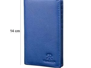 Rinezza Genuine Leather Long Wallet Holder | for Men & Women with 12 Card Slots | RFID Protected | Plain Texture