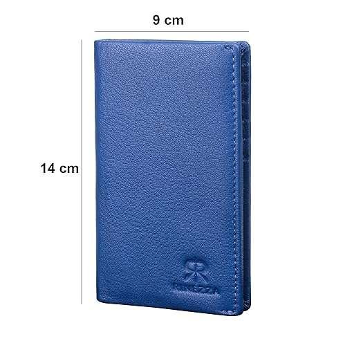 Rinezza Genuine Leather Long Wallet Holder | for Men & Women with 12 Card Slots | RFID Protected | Plain Texture - Image 3
