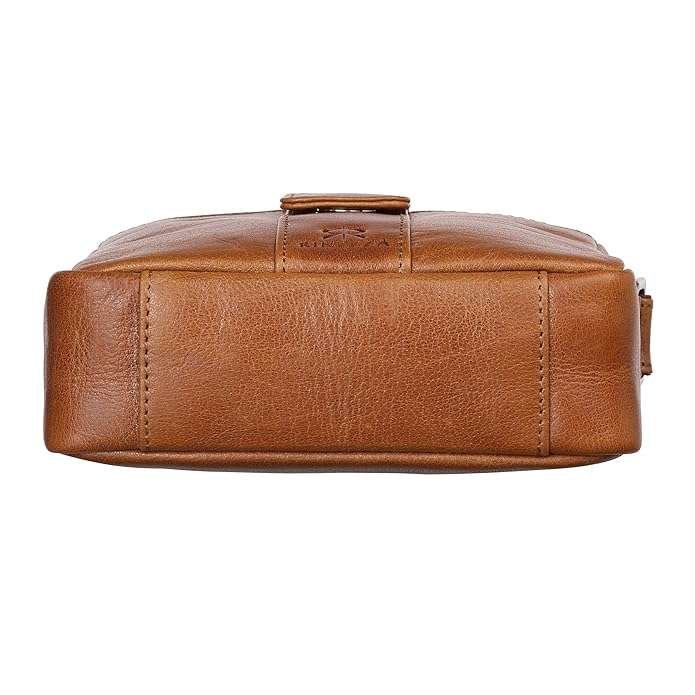 Rinezza Genuine Leather Vertical Sling Bag for Men & Women - Image 5