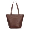Rinezza Genuine Leather Women's Classic Tote Bag | Hobo Shoulder Bag for Office | Brown Spacious Stylish Design