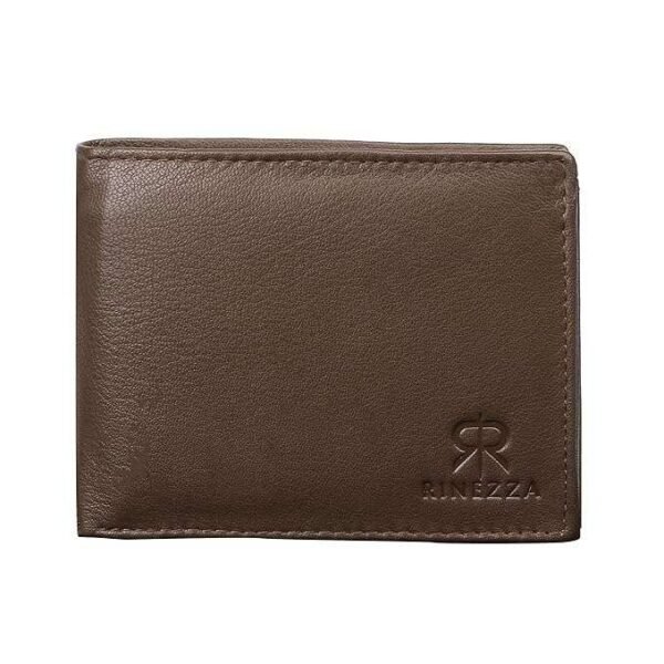 Rinezza Men's Genuine Leather Wallet | Bi-fold with Multiple Card Slots | Coin Pocket