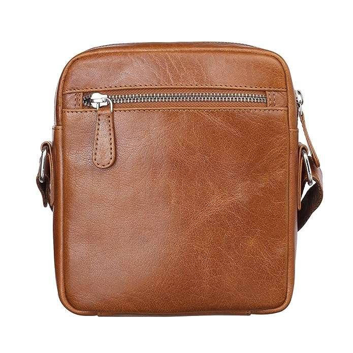 Rinezza Genuine Leather Vertical Sling Bag for Men & Women - Image 3