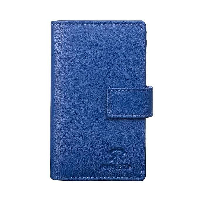 Rinezza Genuine Leather Long Wallet Card Holder | for Men & Women | RFID Protected |16 Card Slots | Travel Accessories