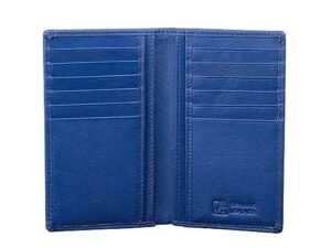 Rinezza Genuine Leather Long Wallet Holder | for Men & Women with 12 Card Slots | RFID Protected | Plain Texture