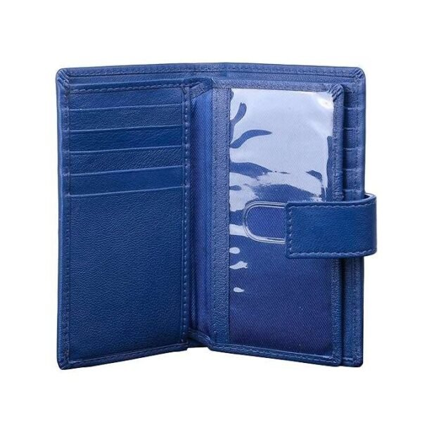 Rinezza Genuine Leather Long Wallet Card Holder | for Men & Women | RFID Protected |16 Card Slots | Travel Accessories